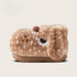 Spotted Puppy Plush Bootie Slippers