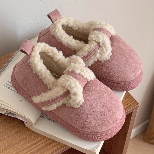 Sherpa Braid Clog-Style slippers