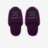 Embroidered Lettering Open Toe Slides