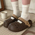 Chunky Mary Jane Buckle Clogs
