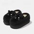 Whimsical Feline Face Plush Slippers