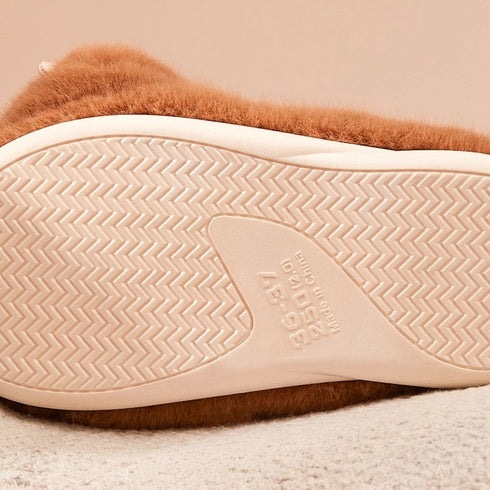 Fuzzy Kitty Claw Plush Slippers