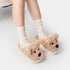 Shaggy Westie Puppy Plush Slippers