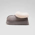 Chunky Burger Plush Platform Slippers