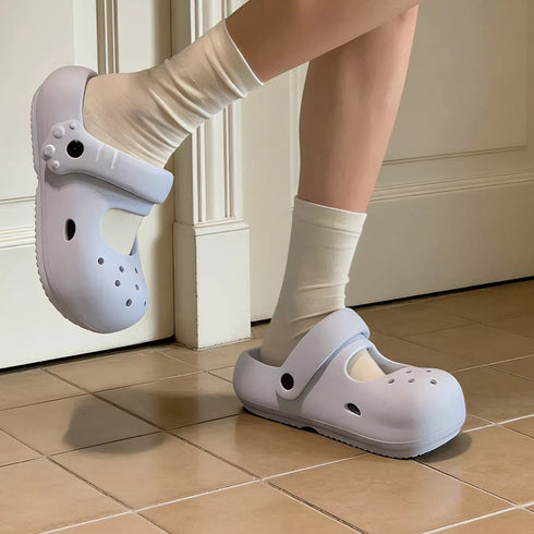 Chunky Cloud Mary Jane Clogs