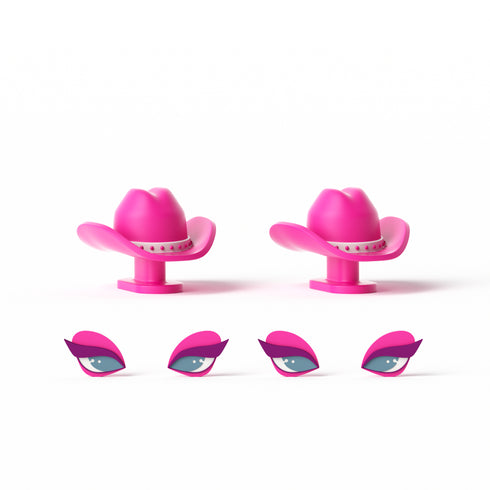 ครีบและตาตุ๊กตาสำหรับ Sharkicks Pro