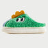 Fuzzy Dinosaur Plush Winter Slippers