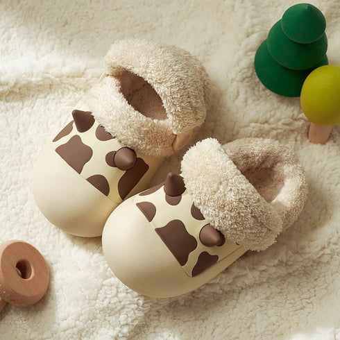 Moo Moo Horned Winter Clogs