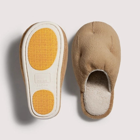 Cozy Potato Shape Fleece Slippers