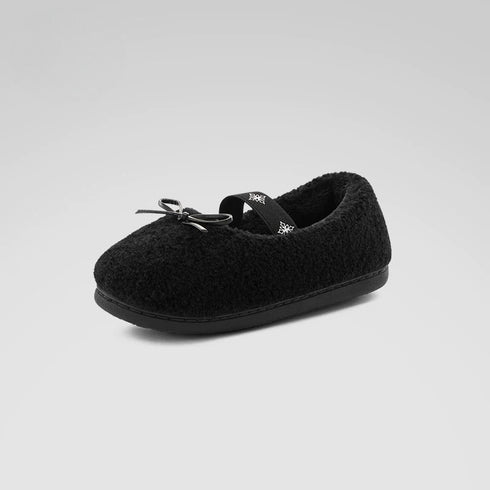 Fleece Ballet Mary Jane Slippers