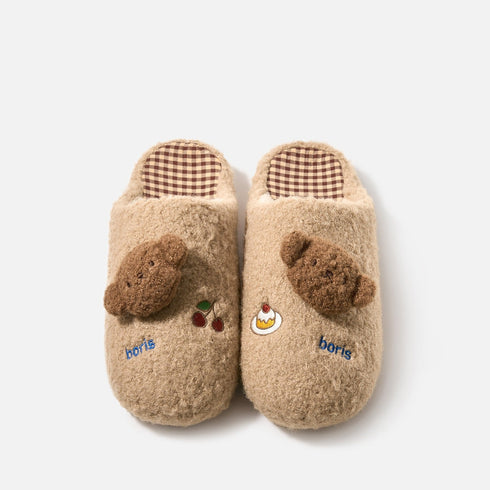 Plush Bunny Fuzzy House Slippers