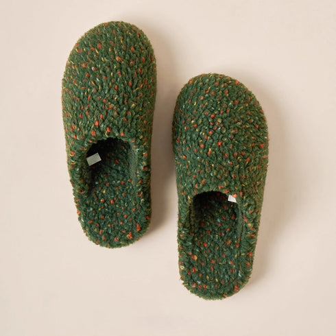 Confetti Boucle Fleece Warm Slippers