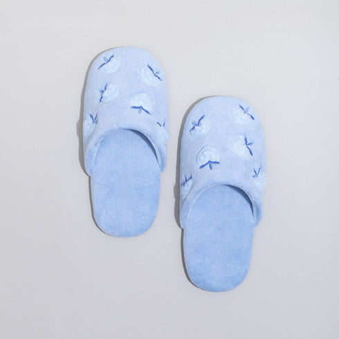 Tufted Fruit Decor Plush Slippers