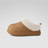 Chunky Platform Fleece Collar Slippers