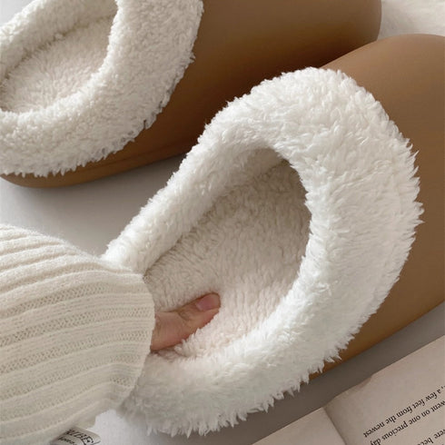 Cozy Waterproof Puffy Bread Slippers
