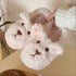 Teddy Fur Puppy Face Slippers