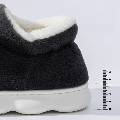 Goofy Husky Dog Plush Slippers