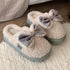 Ribbon Bow Sherpa Cloud slippers