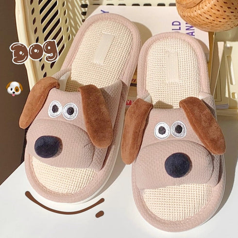 Puppy Face Mesh Comfort Slides
