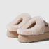 Fuzzy Buckle Platform Cozy Clogs