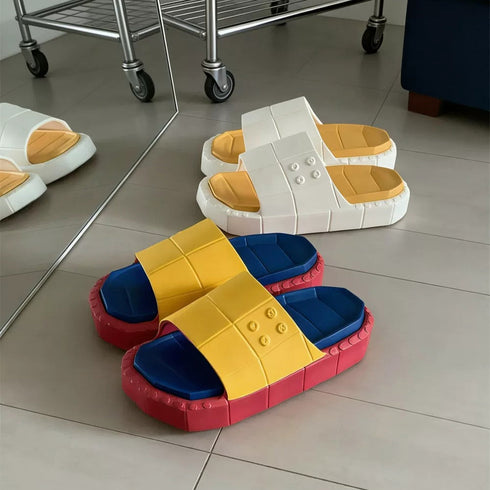 Chunky Building Block Platform Slides