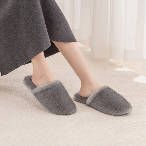 Snuggly Soft Plush Bedroom Slippers