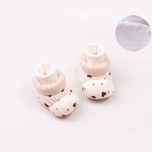 Cozy Puffy Patterned Infant Boots