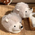 Whimsical Hedgehog 3D Plush Slippers