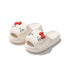 Whiskered Kitty Bow Foam Slides