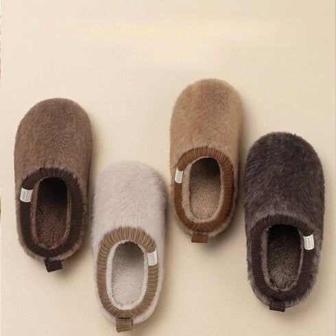Cloud Walk Ribbed Plush Slippers