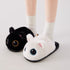 Big Eyed Kitty Plush Slippers
