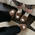 Teddy Bear Snout Fleece Slippers