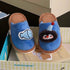Playful Penguin Fish Fuzzy Slippers