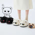 Whimsical Cartoon Cat Plush Slippers