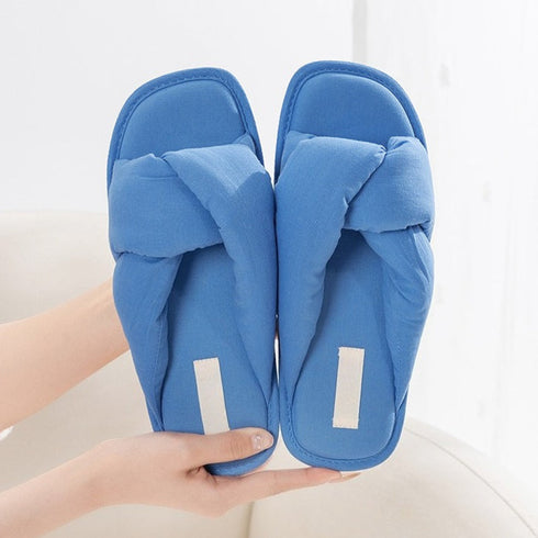 Plush Cross-Knot Indoor Slides