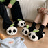 Bamboo Sprout Panda Plush Slippers