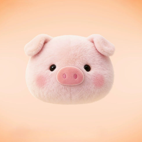 Fuzzy Pig Snout Indoor Slippers