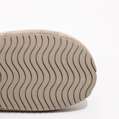 Chunky Terry Cloth Platform Slides