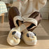Puppy Ears Fuzzy Slippers