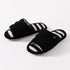 Fuzzy Striped Soft Home Slides