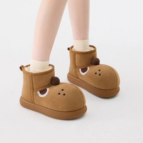 Grumpy Dog Fleece Snow Boots
