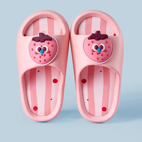 Cartoon Fruit Striped Kids Slides