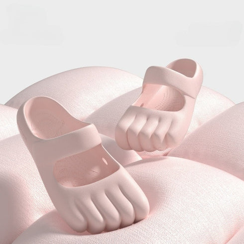Fun Five Toe Chunky Slides
