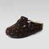 Polka Dot Fuzzy Buckle Clogs