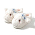 Plush Lamb Bowknot House Slippers
