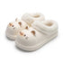 Cat Ear Waterproof Plush Slippers