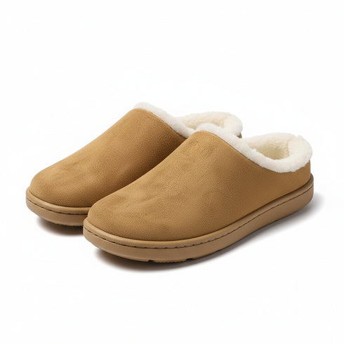 Snug Suede Winter Home Slippers