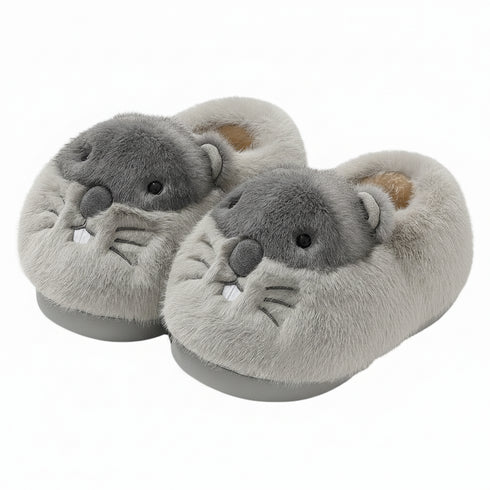 Plush Marmot Animal House Slippers