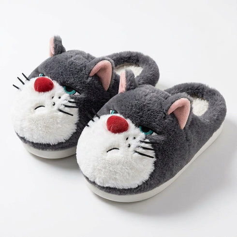Grumpy Cat Plush Slippers