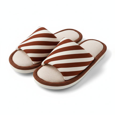 Chic Stripe Waffle Indoor Slides
